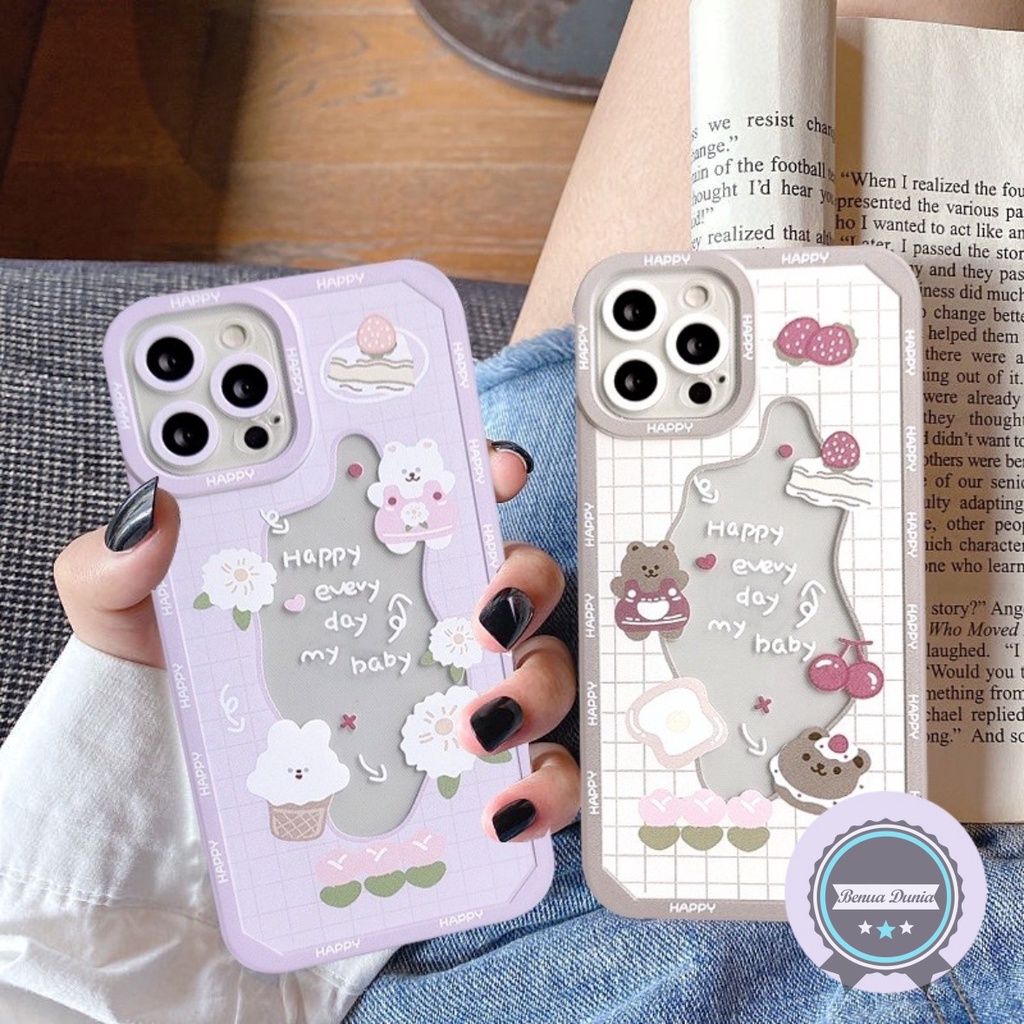 SS106 SOFTCASE SILIKON SOFT CASE CASING CLEAR TPU DESAIN KUE STRAWBERRY CHERRY INFINIX SMART 6+ 4 5 