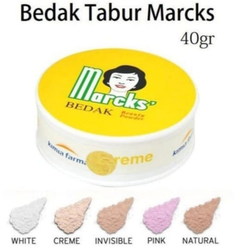 Bedak Tabur Marcks' beauty powder