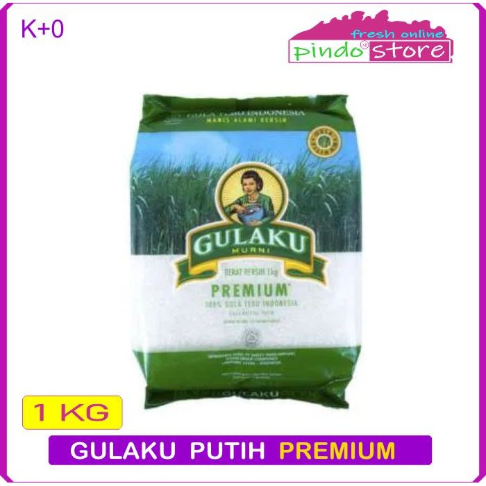 

GULAKU PUTIH PREMIUM / GULA PASIR KEMASAN 1KG