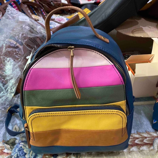 TAS FOSSIL FELICITY BACKPACK MULTI COLOUR