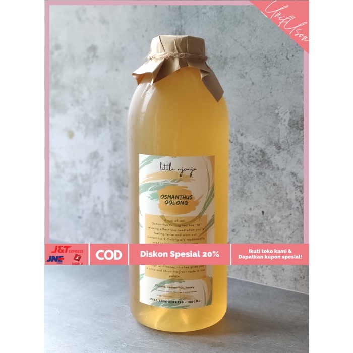 

⭐COD⭐ Osmanthus Oolong Tea with Honey (NO SUGAR) - 1 Liter - 1 l