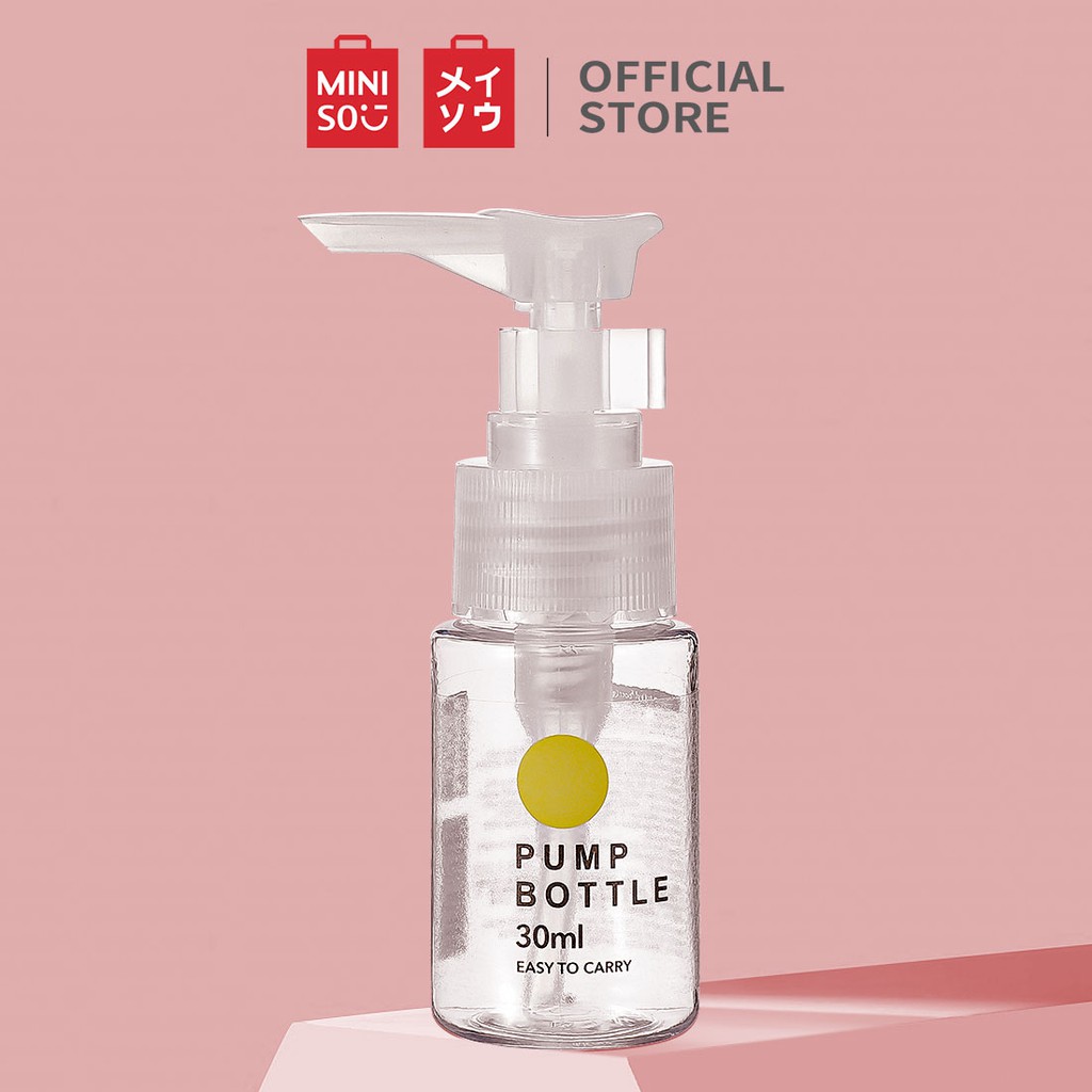 Jual Miniso Official Transparent Squeeze bottle/Spray bottle/Lotion