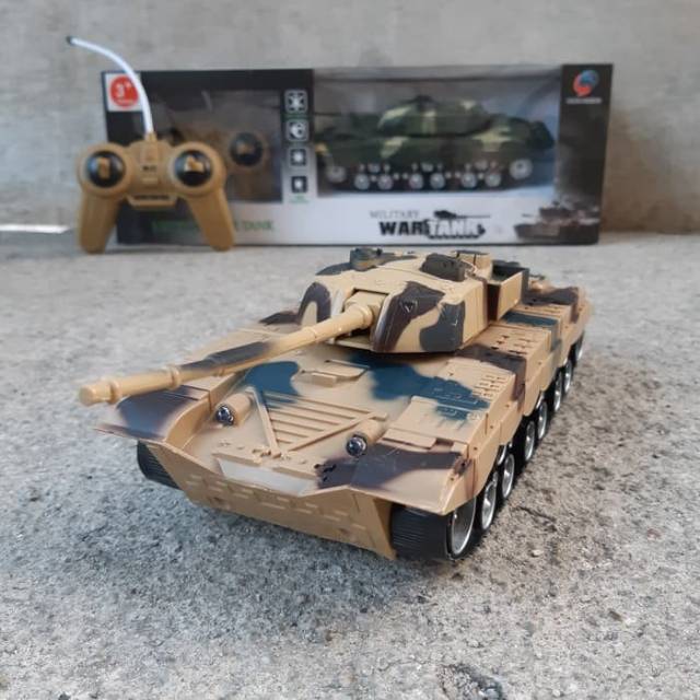 RC TANK MILITER TEMPUR - MAINAN TANK RC MILITER TEMPUR - RC TANK TEMPUR PERANG ANAK EDUKASI