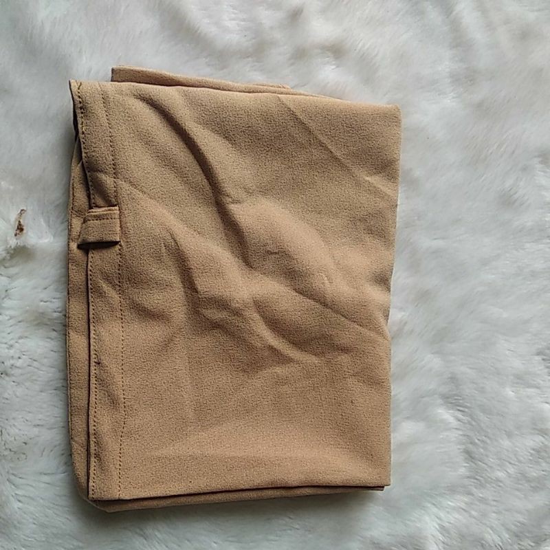 Bisa COD bergo maryam size L tepi jahit diamond ukuran besar-Coksu