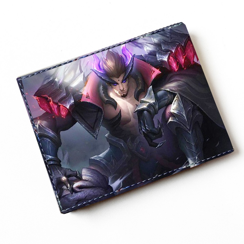 Free Shipping!! Dompet Anak Karakter Mobile Legend ML14 Dompet Kulit Lipat Dua Dompet Pria +Box