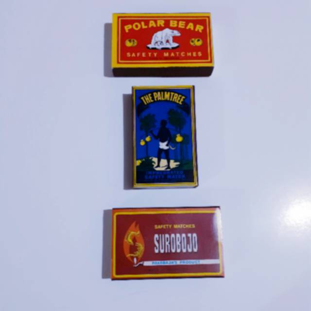 Koleksi 1 Paket Bungkus Korek Kayu Jadul Ukuran Jumbo