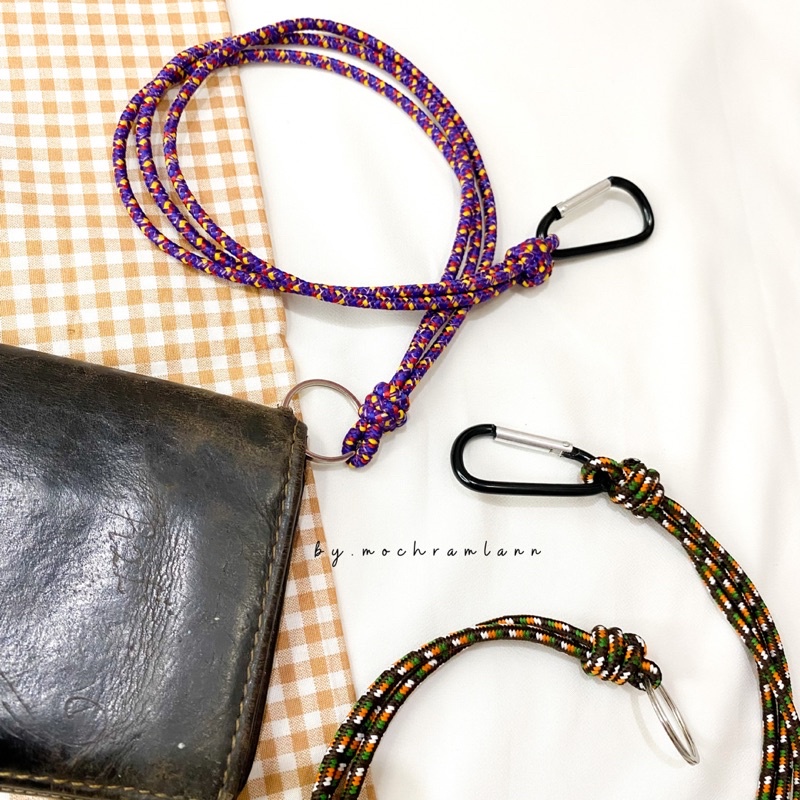 Tali Dompet Paracord / Tali Paracord Untuk Gantungan Dompet / Tali Dompet Pria