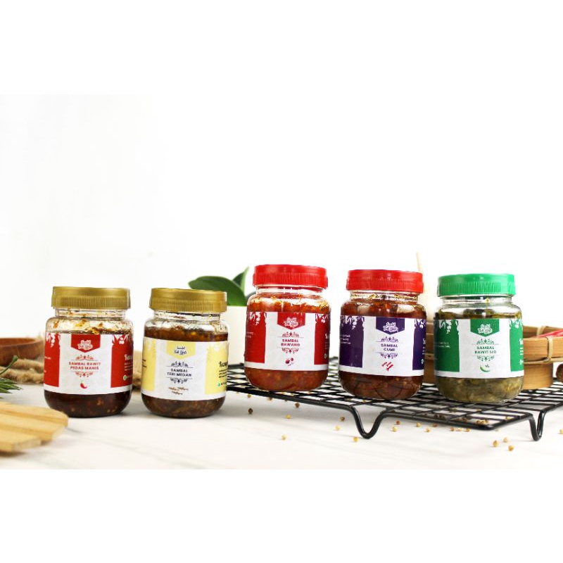 

Sambel TehYeti "bawang,cumi,teri,pedasmanis,hijau