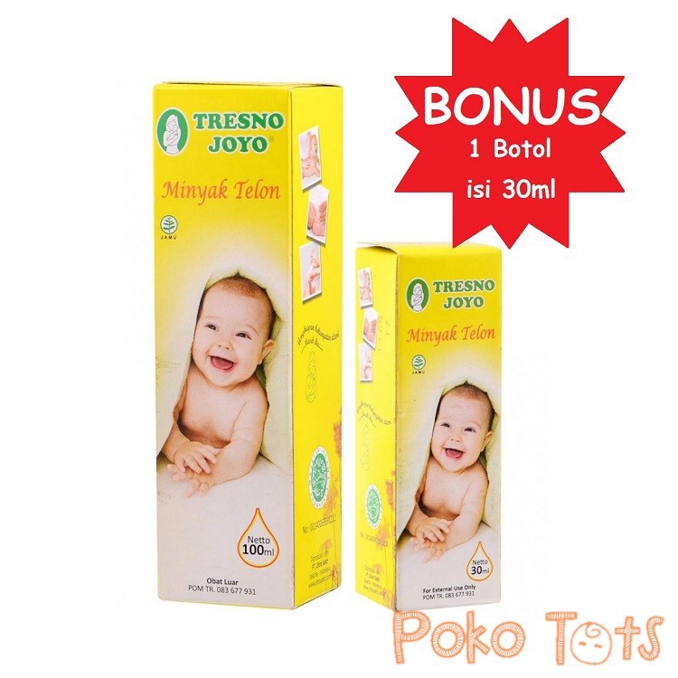 Tresnojoyo Minyak Telon Anak 100ml BONUS 30ml Tresno Joyo Banded