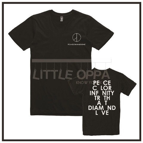 KAOS T-SHIRT KPOP BIGBANG G-DRAGON PEACEMINUSONE