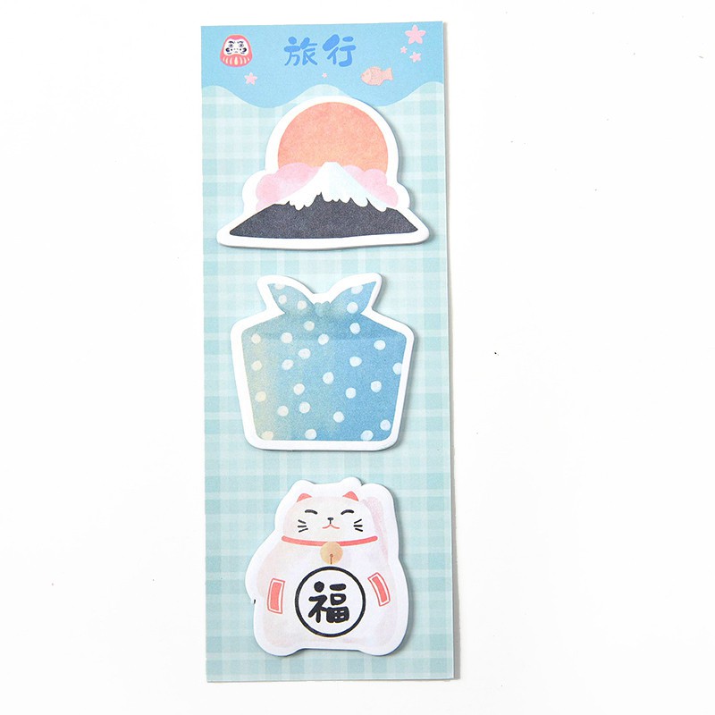 

899 Notes Note Post It Sticky Memo Tempel Lucu Imut Set Traveling