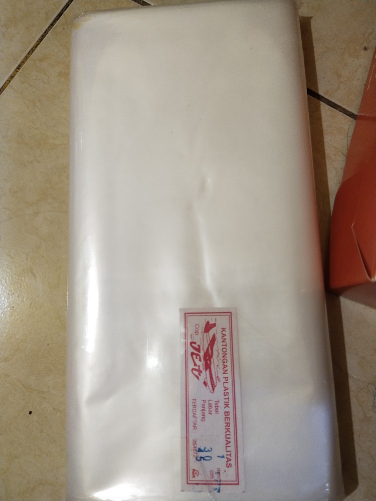 Plastik Beras / Plastik Beras 5 Kg / Pe 5 Kg Uk. 30x45 Cm / Plastik Pe Polos Untuk Beras 5 Kg Tebal