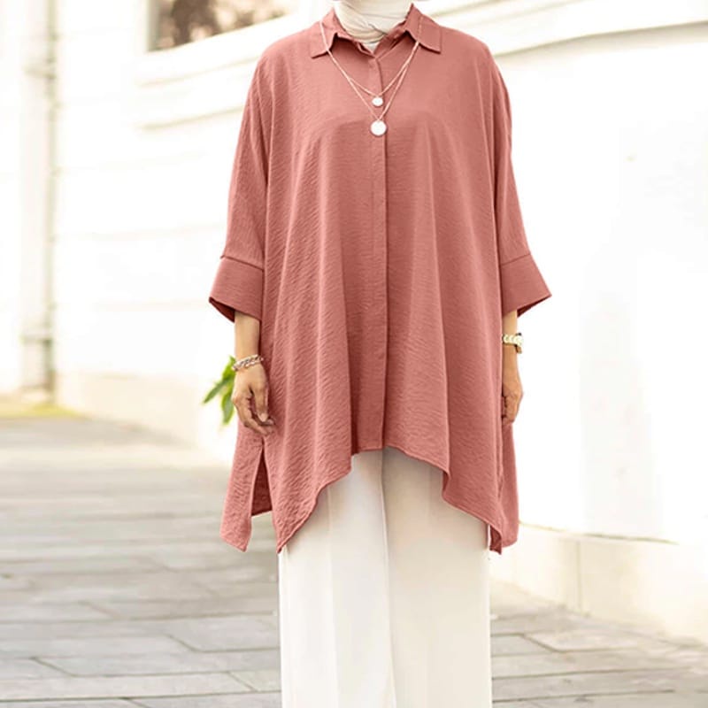 Tq88indonesia Baju Blouse Wanita Kekinian / Zanzea Blouse / Blus Polos / Ootd