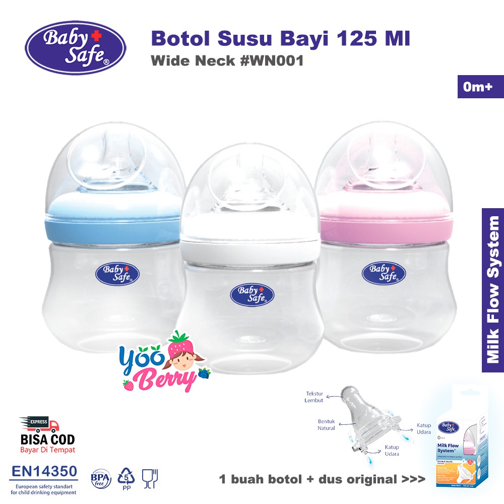 Baby Safe Milk Flow System 125ml 0m+