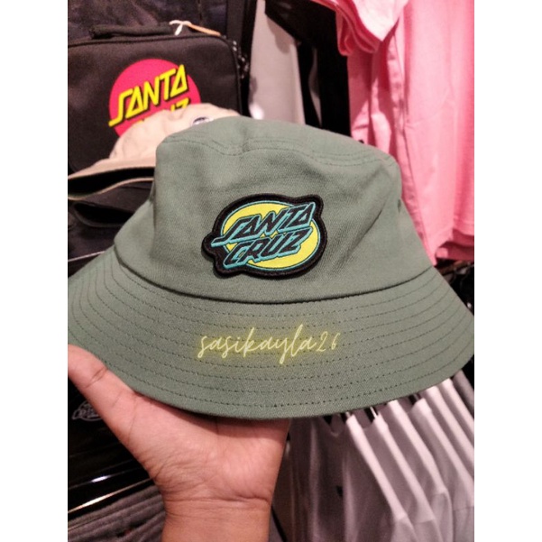 SANTA CRUZ BUCKET HAT ORIGINAL GREEN