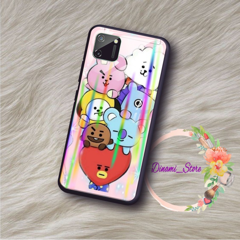 back case glass aurora KARTUN Vivo Y91 Y17 Y12 Y15 Y93 Y95 Y81 Y83 Y71 Y53 y20 Y30 Y50 V17 DST387