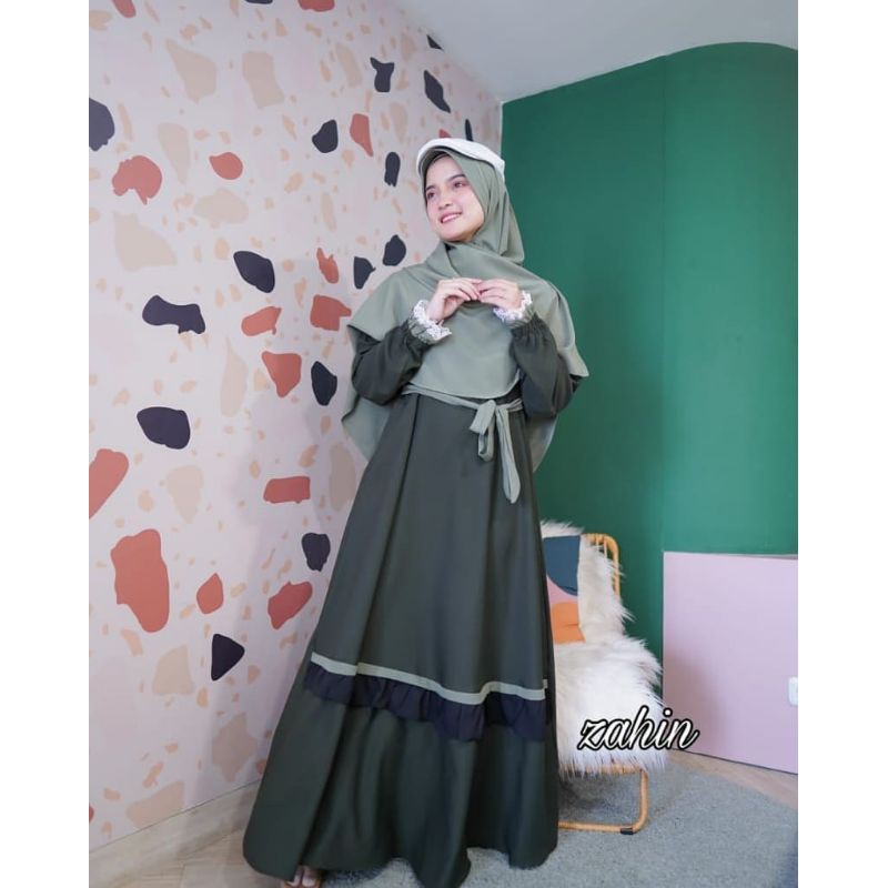 CLAUDIA SET ORI ZAHIN/GAMIS SYARI ZAHIN/GAMIS SET HIJAB SYARI