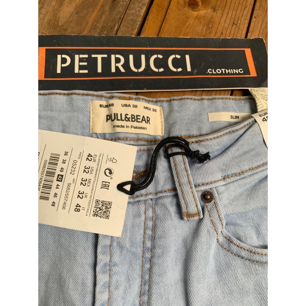  PULL  and BEAR  Celana  Jeans Original Denim Cowo Pria  