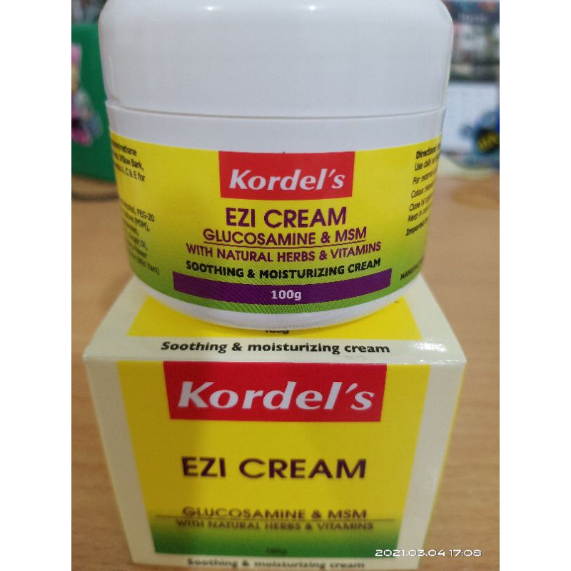 Kordel's Ezi Cream | glucosamine & MSM