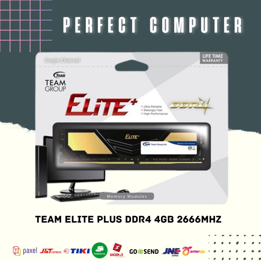 Team Elite Plus DDR4 4GB 2666Mhz RAM
