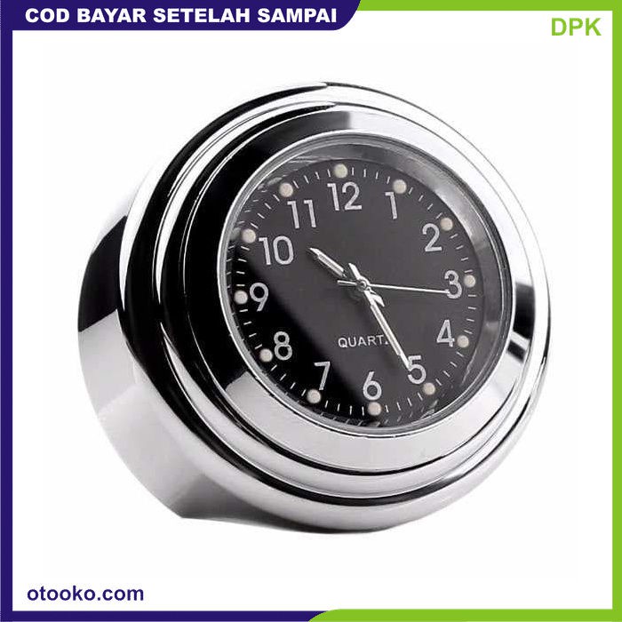 Jam Motor Jam untuk Stang Handlebar Motor Waterproof Motorcycle Clock Termurah