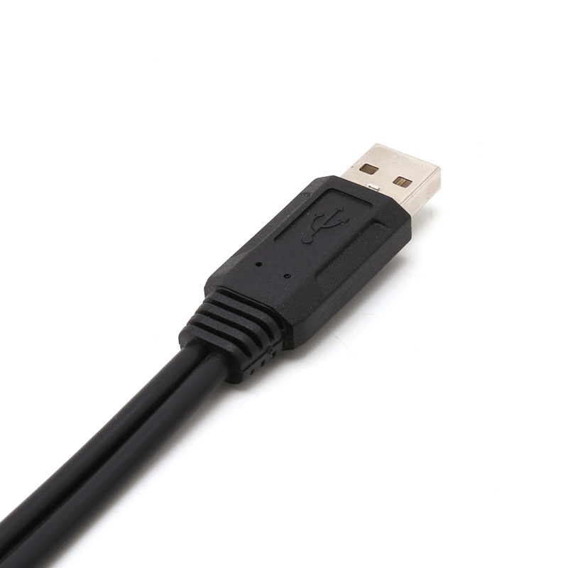 VIVI   Portable USB Male Universal Micro USB Dual Male Y Adapter Splitter Cable