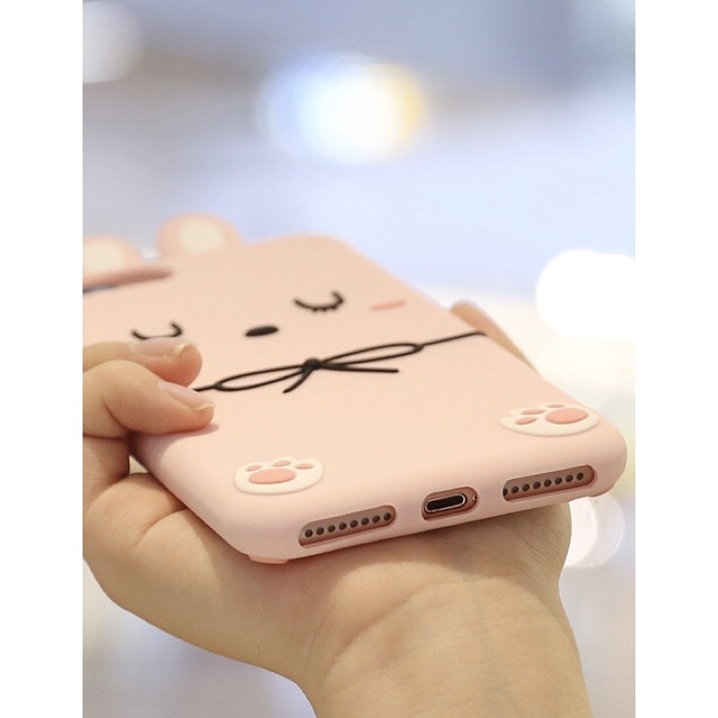 Silicon 3D Rabbit For Redmi  5a Note 5 Note 5a softcase boneka karakter lucu / silikon tebal karakter lucu / case anak anak warna biru / pelindung hp