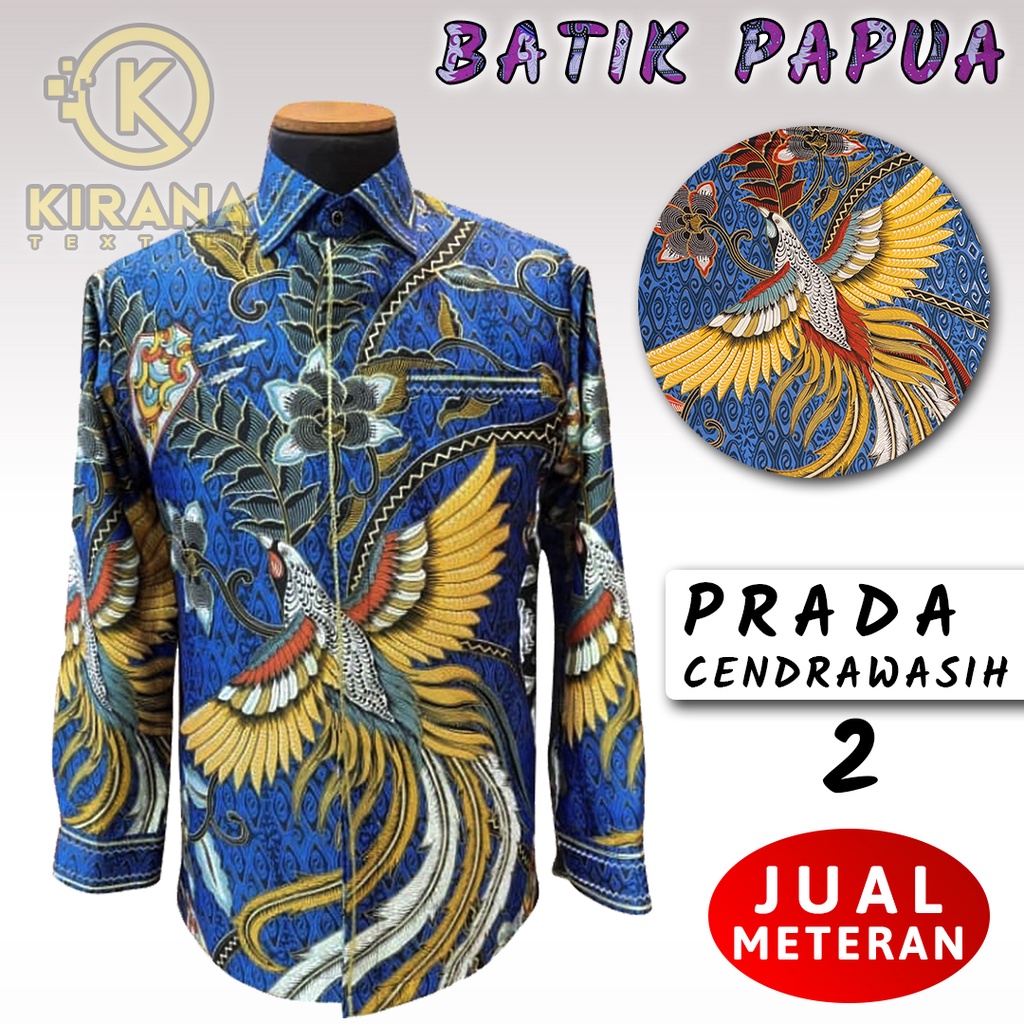 Kain batik premium / kain batik prada / kain batik meteran cendrawasih