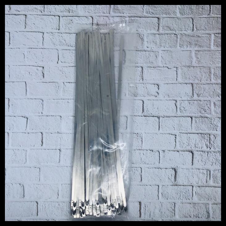

BEST SELLER !!! HZ STAINLESS STEEL CABLE TIES 4,6 X 300 MM SS304 TERLARIS
