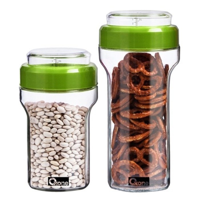 Toples Kaca Oxone OX303 Wadah Saji Liberty Storage Jar Oxone