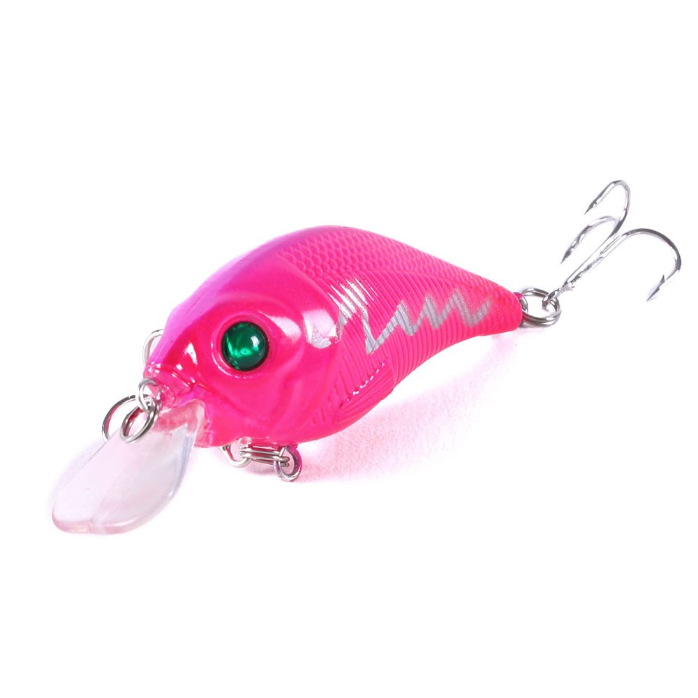 Hengjia 1pcs 7.5cm 10.2g CrankBait Minnow Umpan Pancing Swimbait Fishing Lure Ikan Memancing Tackle