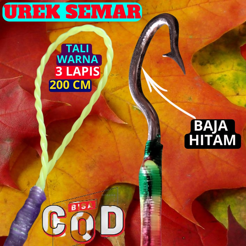 Pancing Belut Sawah Tali Warna 3 Lapis 150 CM Urek Belut  Model SMAR Siap Pakai Ukuran (XS,S,M,L,XL)
