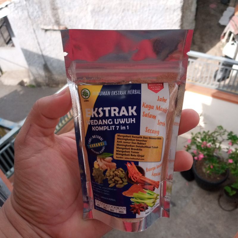 

Ekstrak Wedang Uwuh komplit 7 in 1