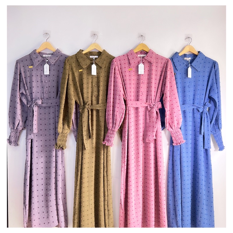 Jihan Dress Wrinkle Rubi Uragiri Love Japan