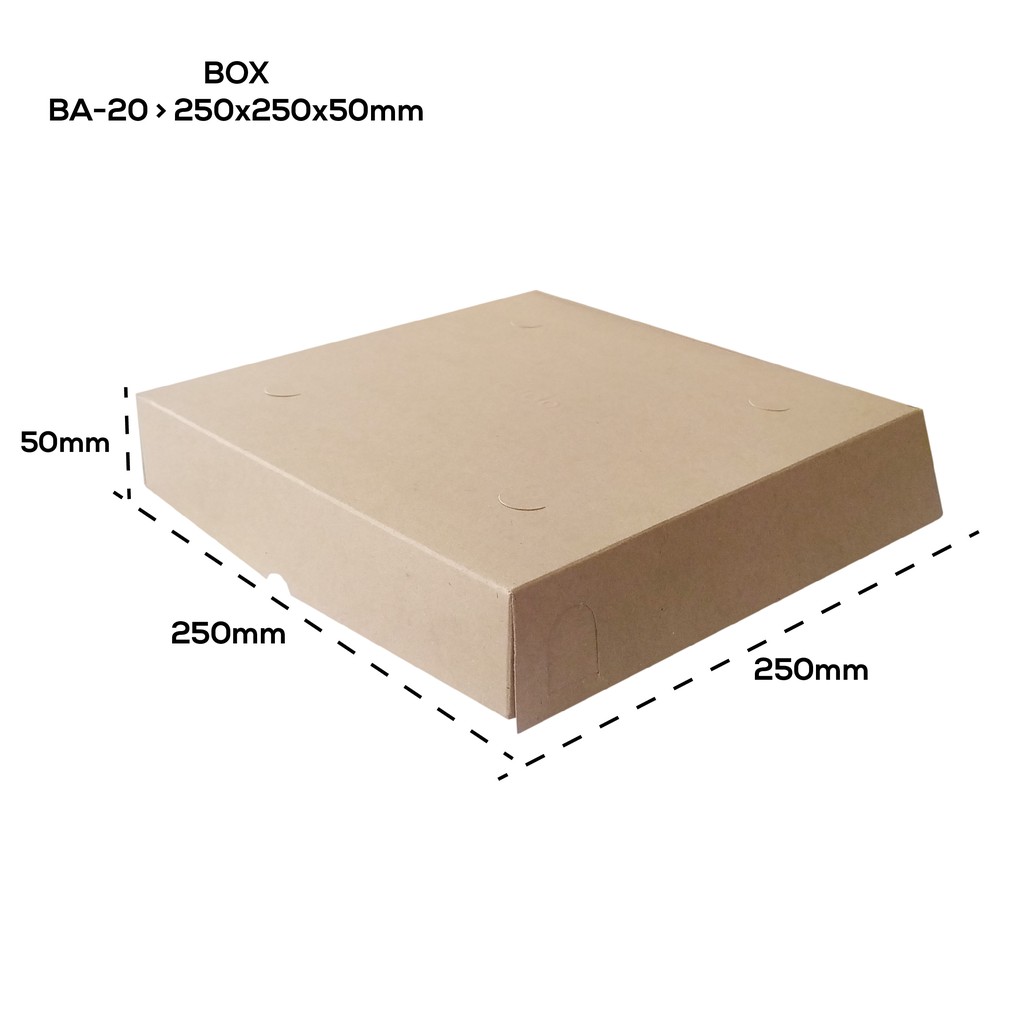 Box Pizza Dus Pizza 25x25x5 Kotak Pizza (B20K3-Non Laminasi)