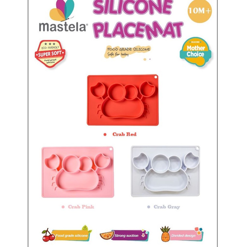 Mastela Kids Silicone Plate 6M+ PM187