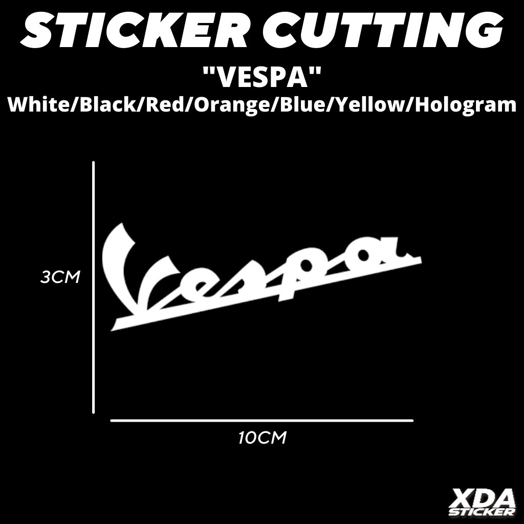 

STIKER/STICKER CUTTING VESPA LOGO