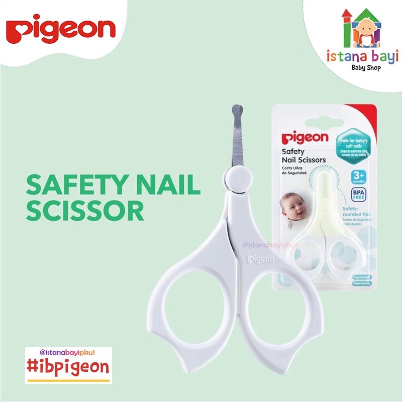 Pigeon Safety Nail Scissors - Gunting Kuku Bayi