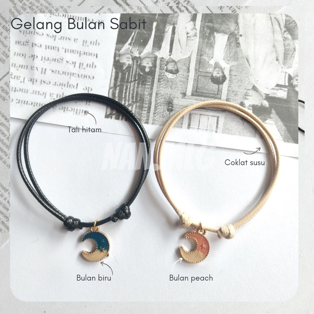 Gelang Tali Bulan Sabit