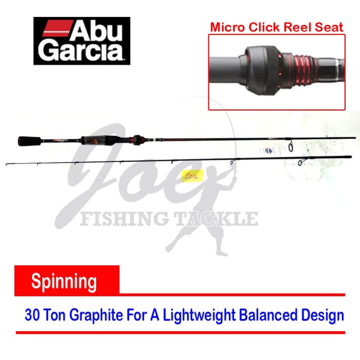 Abu Garcia Vendetta VDTS602 Rod Spinning 8-14Lb Joran Pancing Casting