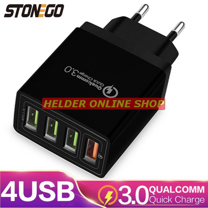 QUALCOMM QUICK CHARGER 3.0 - USB 4 PORT STONEGO