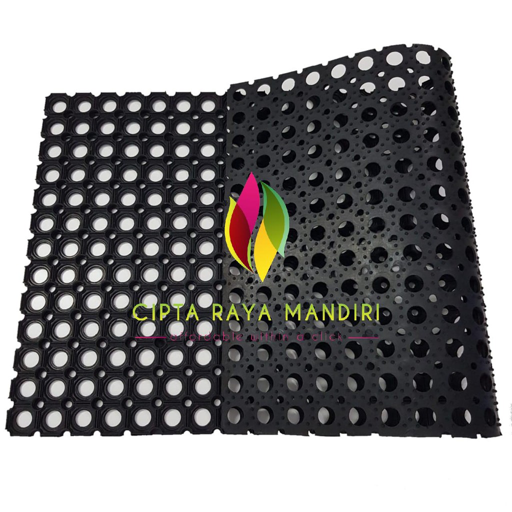 Keset Karpet Karet Anti Slip /Anti Air Kamar Mandi 50 x 100