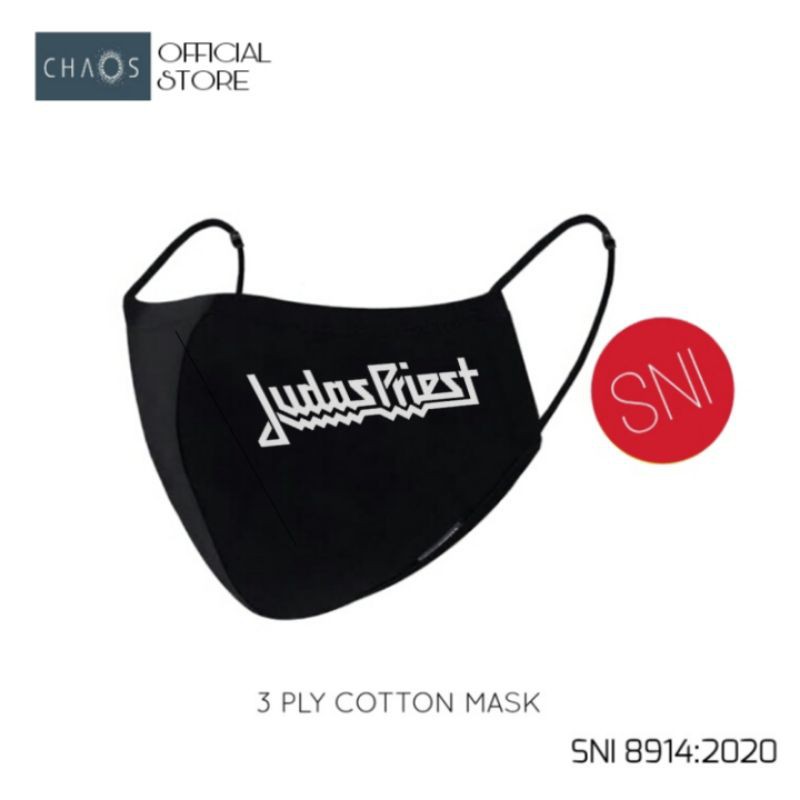 Masker Kain 3 Lapis / JUDASPRIEST / MASKER KAIN 3 LAPIS JUDASPRIEST