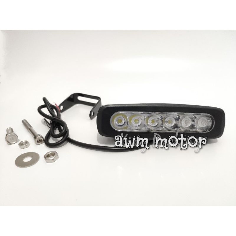 Lampu Tembak Sorot 6 Led Cree Bar Mini Terang