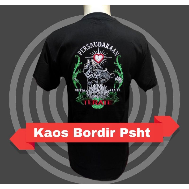 kaos psht murah bordir,kaos bordir Terate murah,baju terate murah bordir