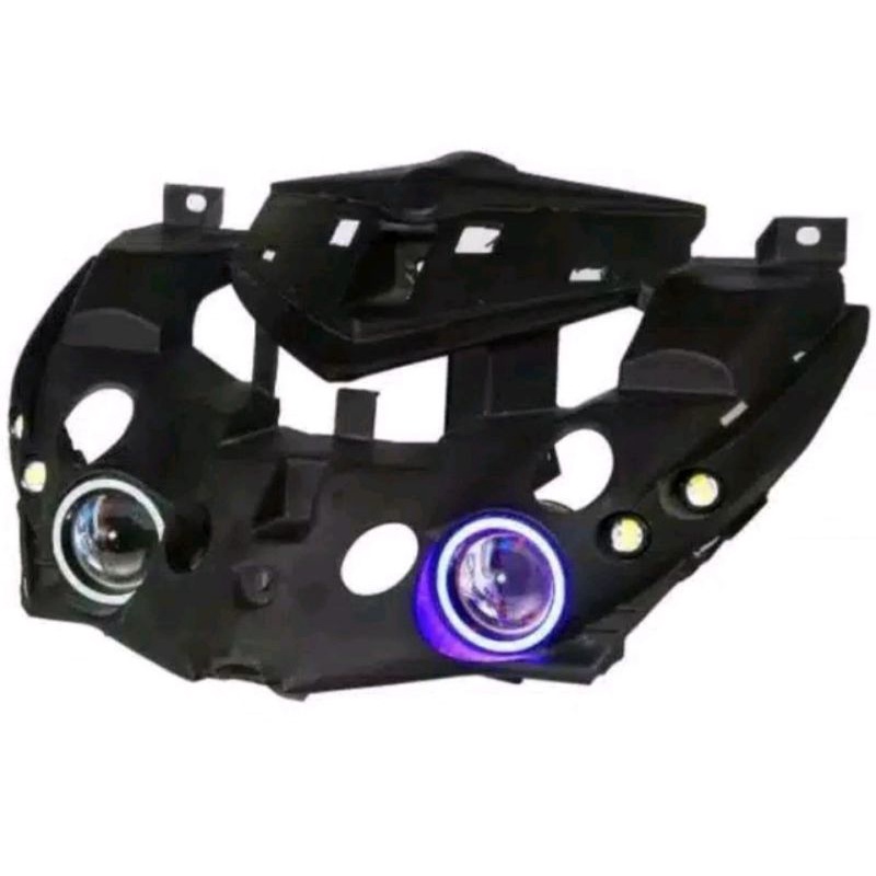 KEDOK LAMPU DEPAN MX KING INER LAMPU MX KING 150 LED