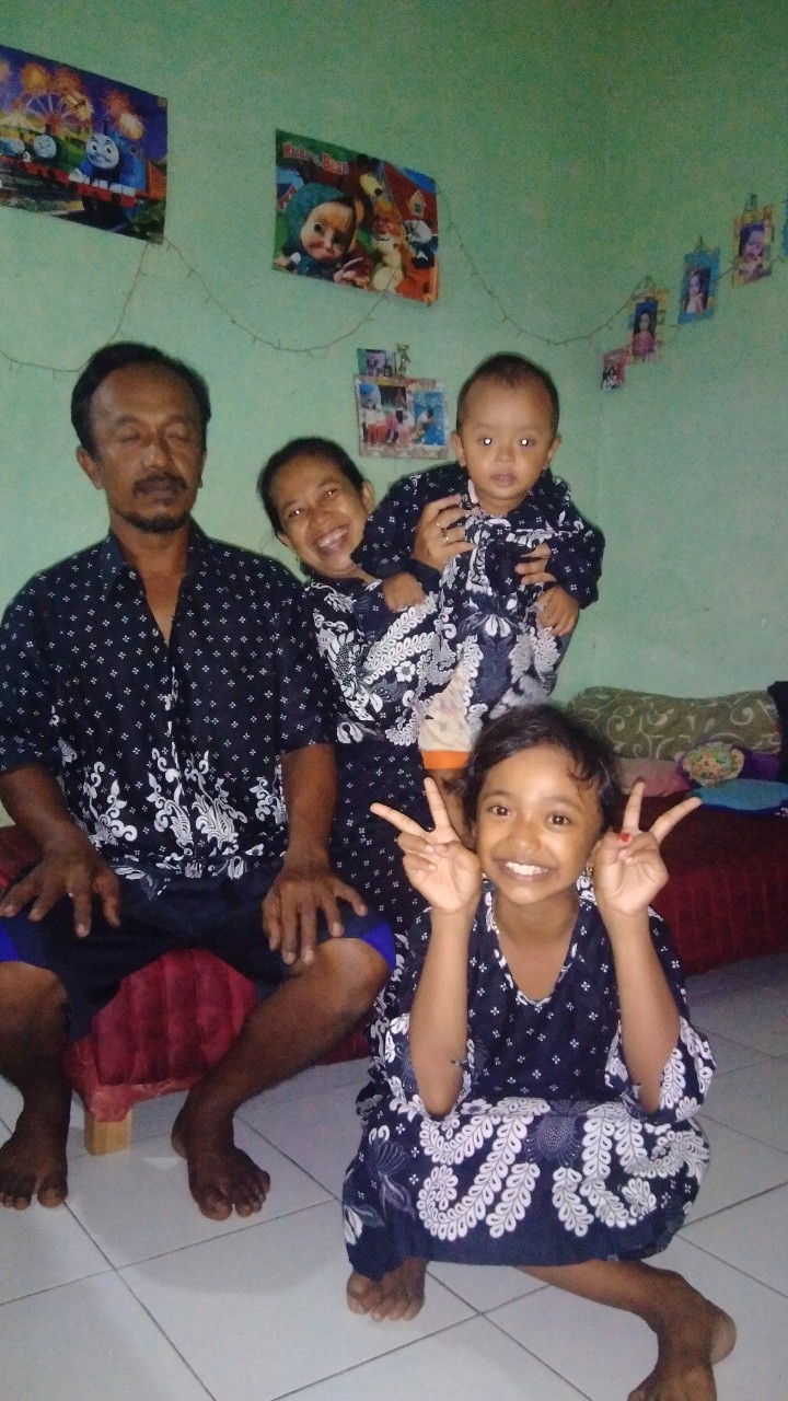 Bisa Pisah Batik Couple Keluarga Sania Ruffle Ori Ndoro Jowi Termurah Gurita Putih