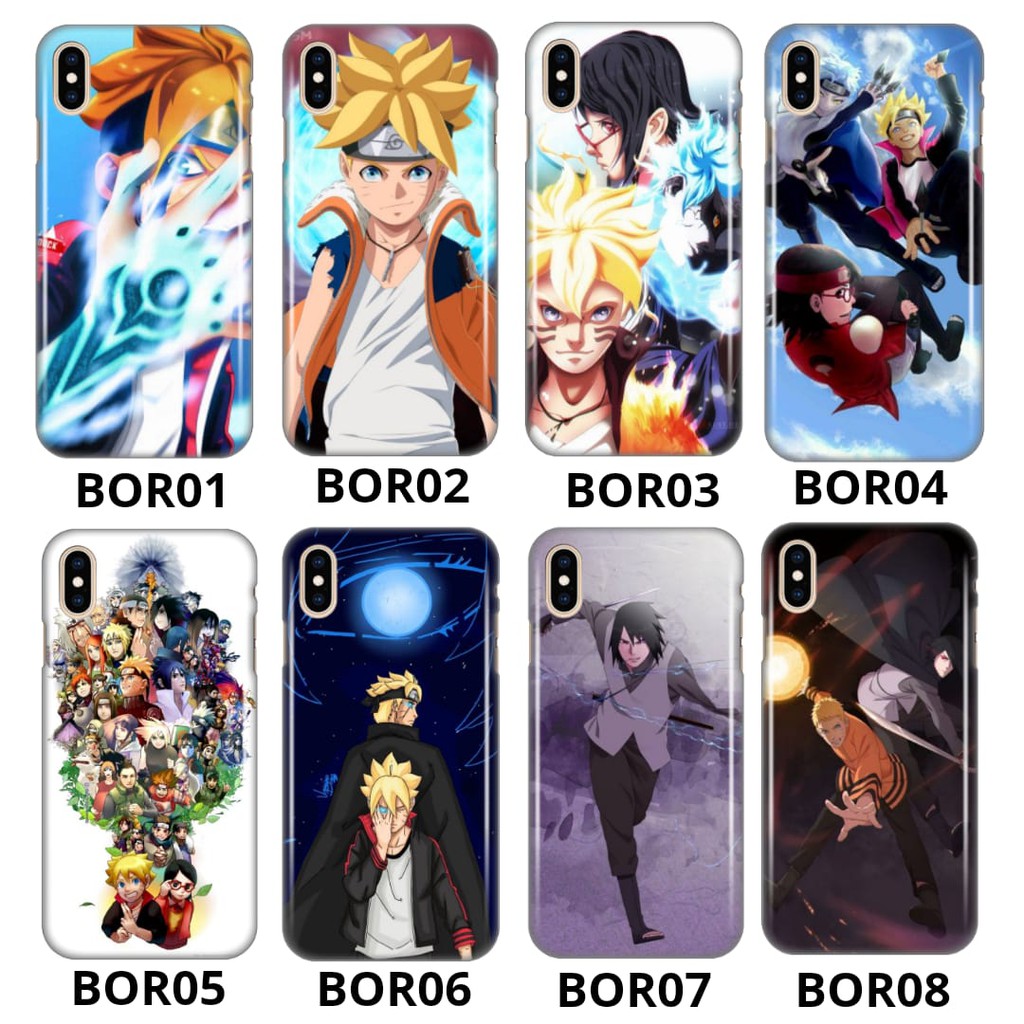 custom case boruto xiaomi poco m3,mi 10t,mi 10t pro casing premium glass