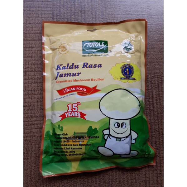 

Totole Kaldu Jamur 200 gr EXP 2026