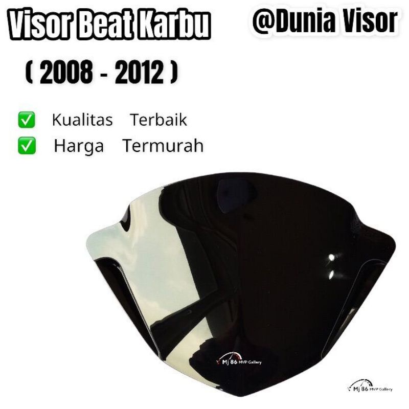 Visor Beat Lama visor Beat carbu visor Beat old Winshield Beat 2008-2012